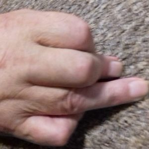 hand stroke photo